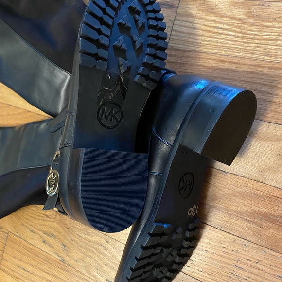 Michael Kors leather riding boots size 5 - Picture 3 of 4